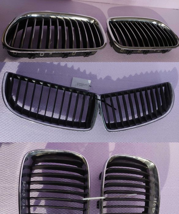 Set grila bara fata BMW E81 E82 E87 LCI E88 E90 E91 F10 F11