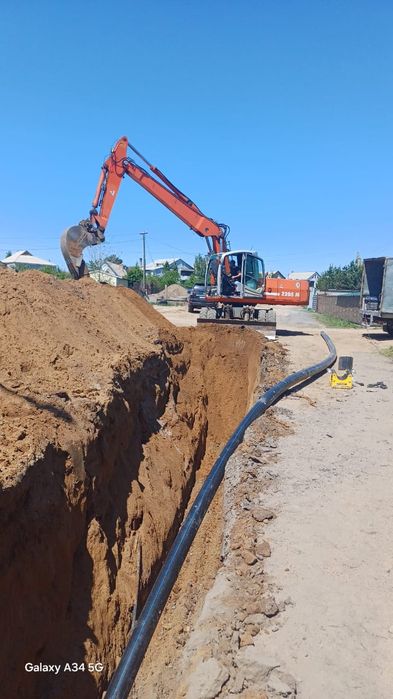 Услуги колесного экскаватора