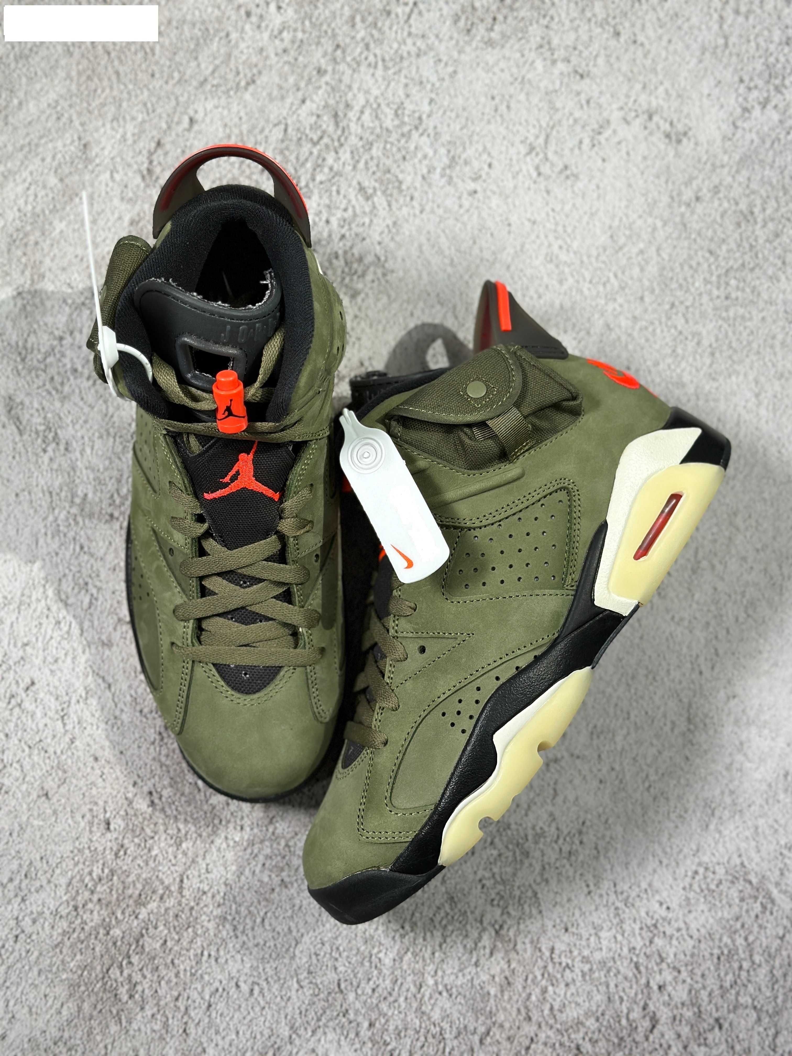 OFERTA! JORDAN 6 Travis Scott ,la 2 perechi-->CADOU tricou CAVALLI