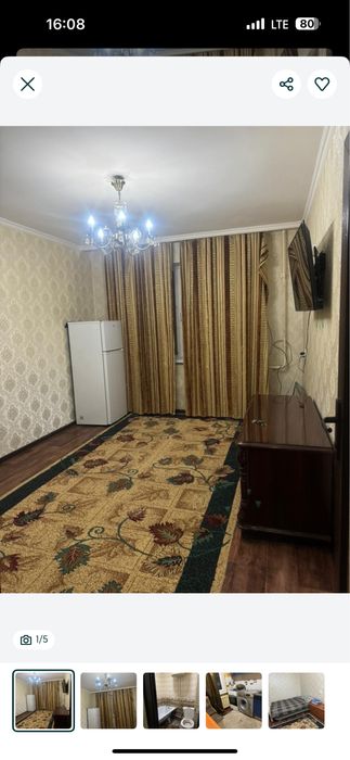 Сдается однакомнатная квартира в 4 мкр