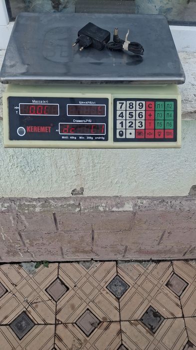 Весы отл состоян 40кгс зарядчиком