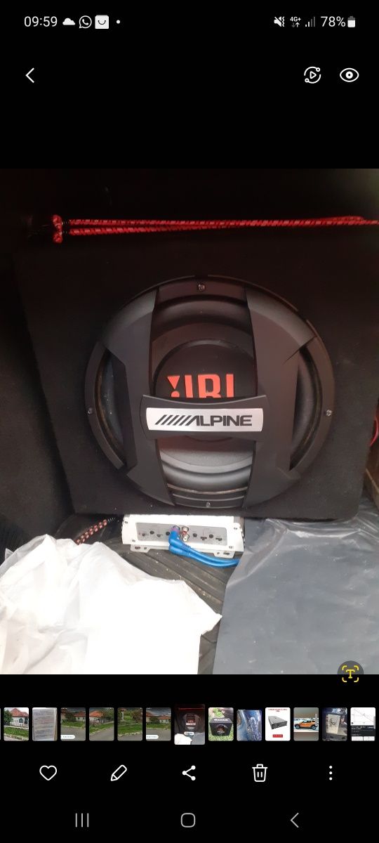 Subwoofer auto jbl