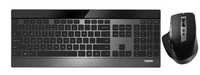 Беспроводной комплект клавиатура и мышь Rapoo 9900M (коврик в подарок)