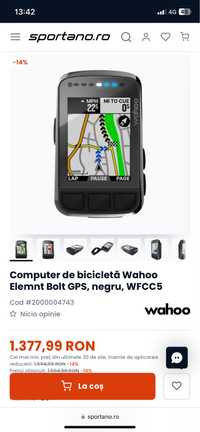 Wahoo elemnt bolt