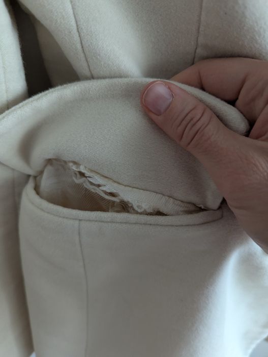 Бяло сако Zara 34-36 размер