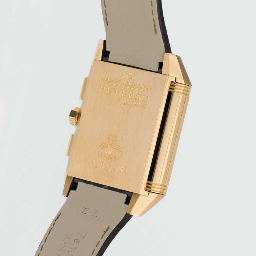 Jaeger-LeCoultre Reverso Squadra Chronograph GMT Q7012420 Rose Gold