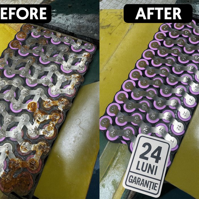 Reconstructie acumulatori li ion -Garantie 24 Luni