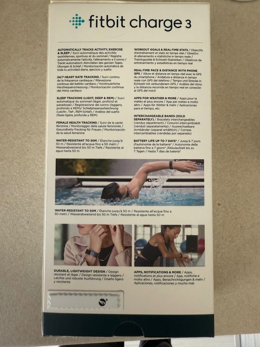 Fitbit Charge 3 smart watch