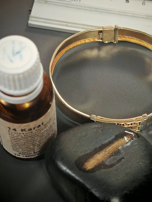 Brățară Aur Bărbați Fixă tip Versace