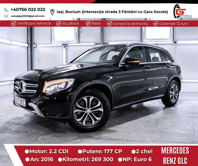 MERCEDES-BENZ GLC 220d 4Matic Fab06.2016 Euro6 Navi Climatronic Cameră