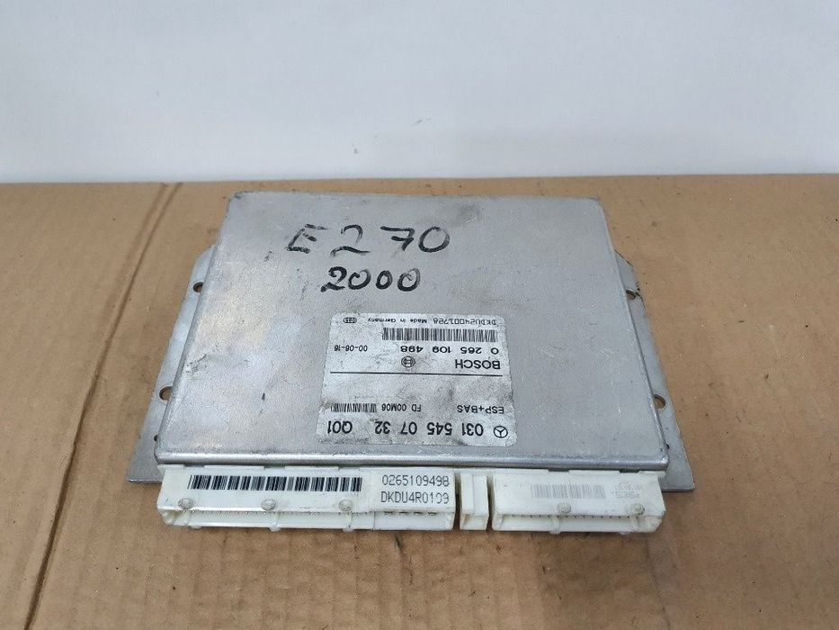 Calculator ESP + BAS  MERCEDES-BENZ E-CLASS VF210 1996 - 2003 2.7 E 270 CDI OM 612.961 BOSCH 0265109498  0315450732