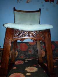 Set 6 scaune/ Jilturi antice sculptate lemn antic/ retro/ vintage
