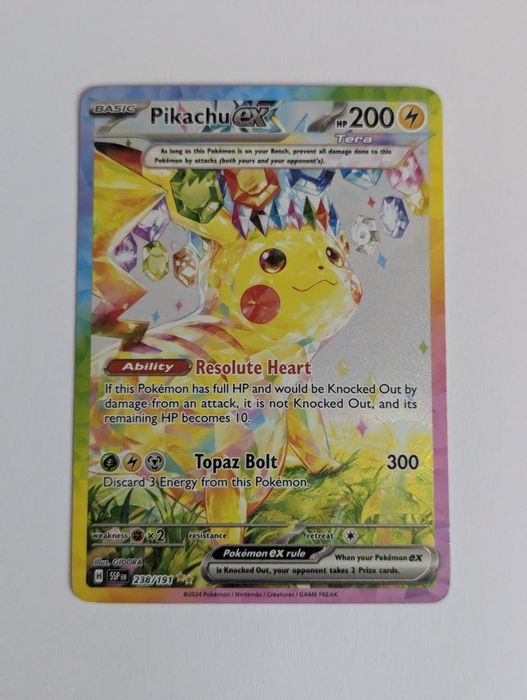 Pokémon Pikachu ex #238/191 Secret Illustration Rare - Surging Sparks