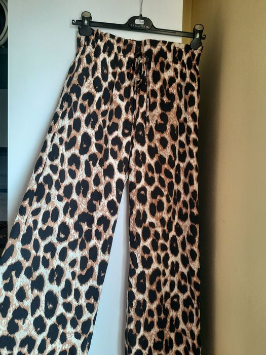 Pantaloni animal print