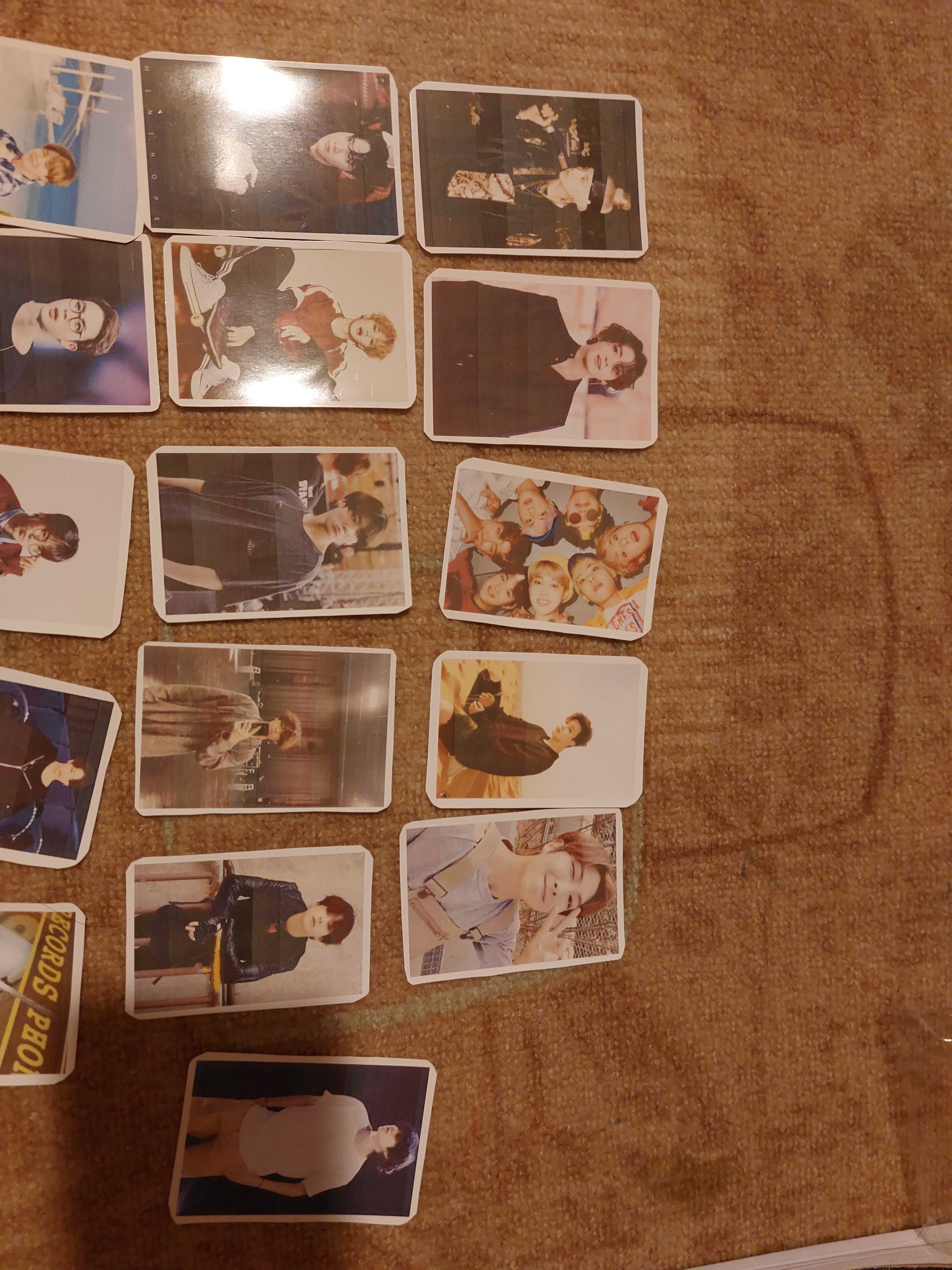 BTS k-pop photocards