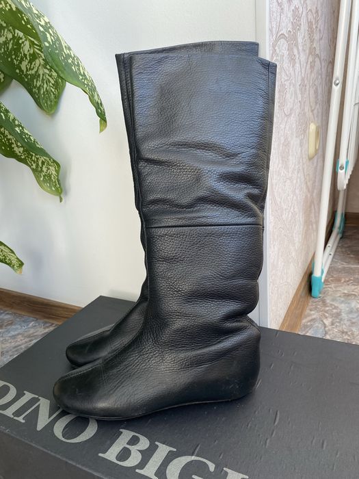 Продам сапоги Италия, кожанные