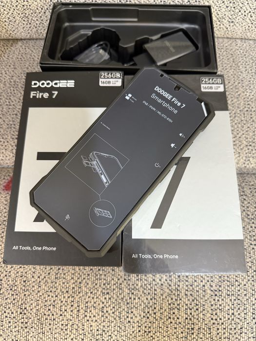 DooGee Fire 7 256gb 16gb Telefon santier mecanoc nou