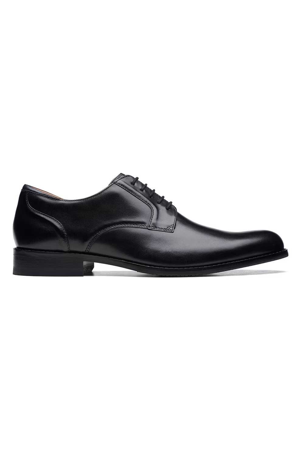 Pantofi Clarks | Barbati | Derby Craftarlo Lace | Piele | Negru | 44