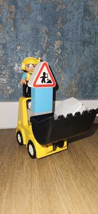 Lego duplo camion buldozer și excavator
