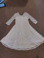 Бяла рокля/става и за булчинска
