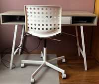 Birou+ scaun rotativ alb