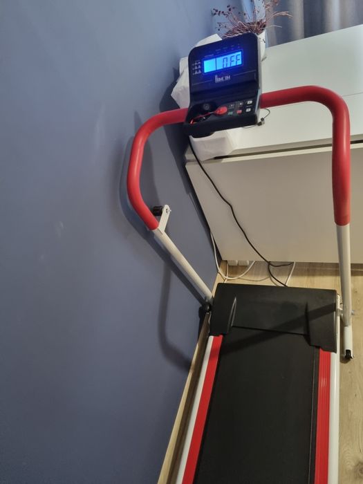 HOMCOM banda electrica alergare cu ecran LED, pliabila