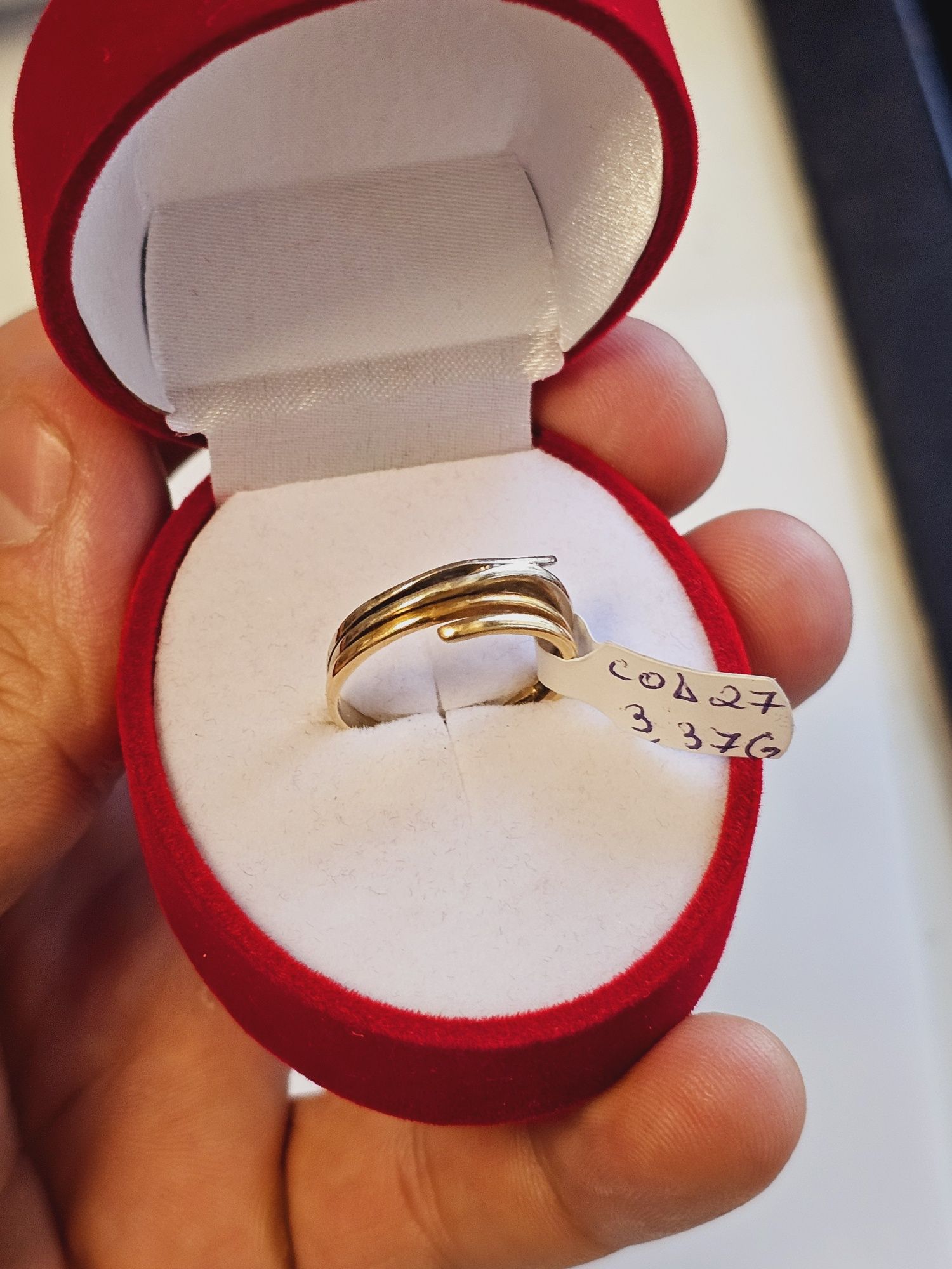 Vand inel din aur 14 k 3.37 g