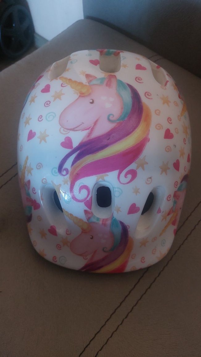 cască fete pentru bicicleta Unicorn