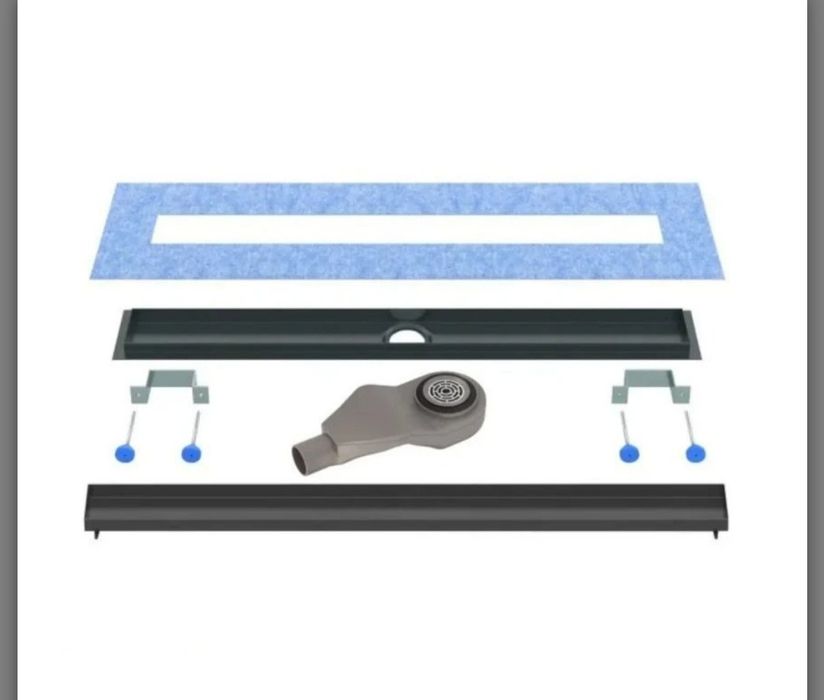 Rigola Dus faiantabila, sifon Smart Pipe, model incorporat sub placa,