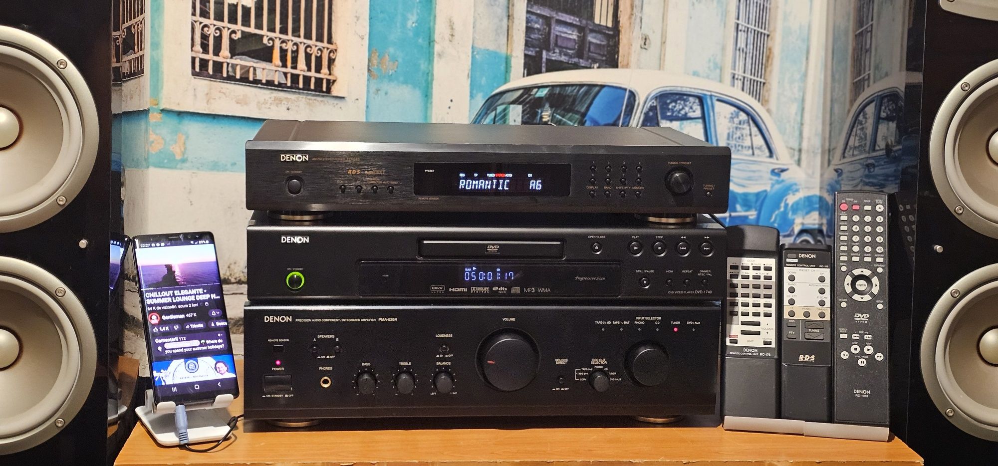 Amplificator statie Denon PMA 535 sau cd dvd player Denon DVD 1740