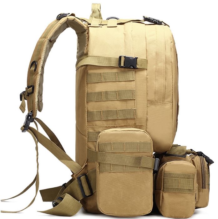 55L тактическа раница 4в1 Military военна водоустойчива туризъм  Molle