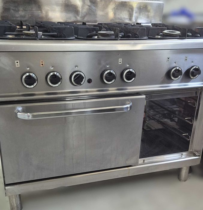 Aragaz profesional,6 arzatoare,masina de gatit profesionala,horeca,GAZ