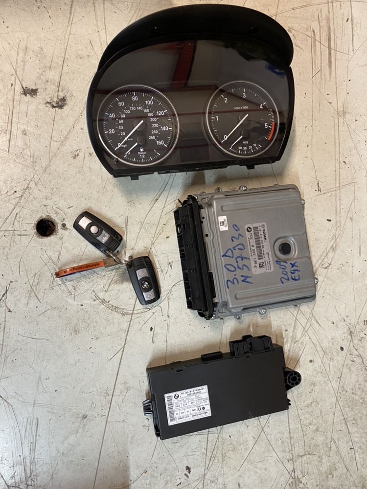 Kit pornire ecu cas bmw 3.0d n57 e90 e91 e92 n57d30a