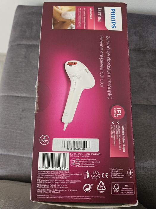 Philips Lumea Advanced SC1994 – IPL nou, predare în București
