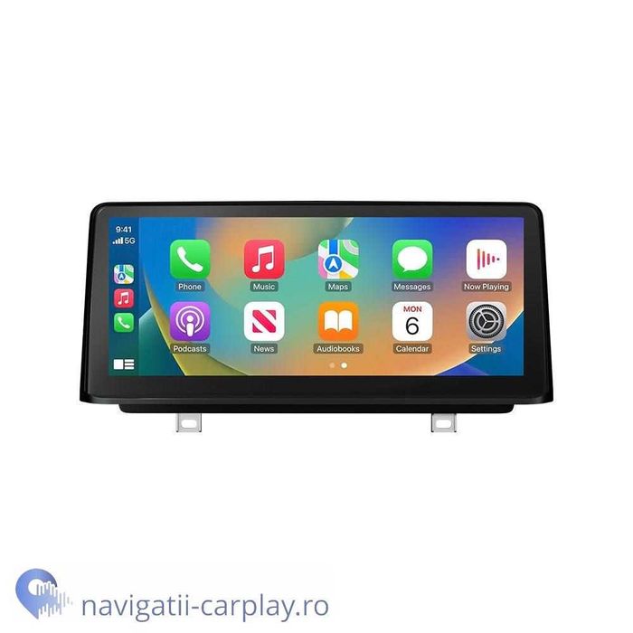 Ecran mare BMW seria 1, 3, 4 cu touchscreen, CarPlay și Android Auto