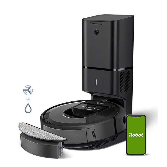 Aspirator robot IROBOT Roomba Combo I8+ 857840 are si functie de mop
