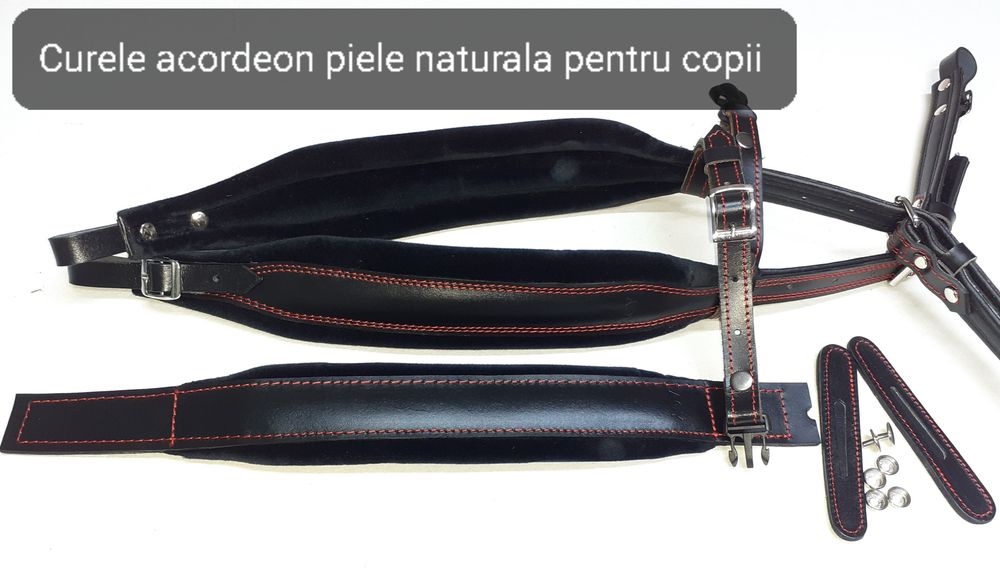 Curele acordeon piele pentru copii