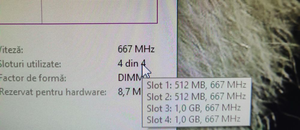 Vând kit 2 x 512 MB DDR 2, ELPIDA, desktop