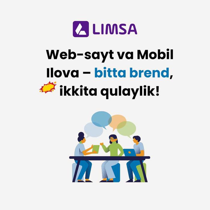 Web-sayt | | Mobil Ilova | | CRM tizim yaratish xizmati