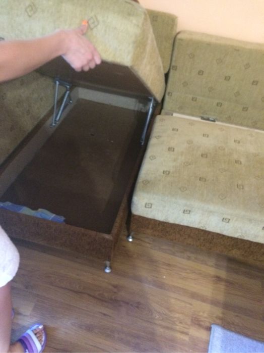 Ъглов диван -легло