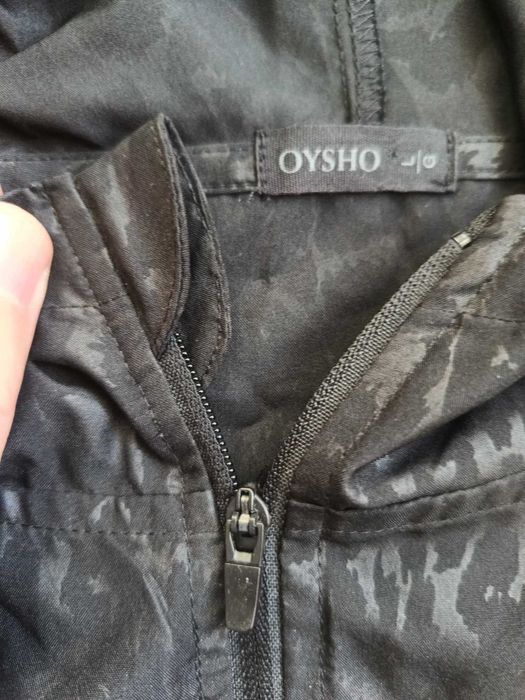 Oysho Women’s Utility Windbreaker Cargo hooded jacket Size L