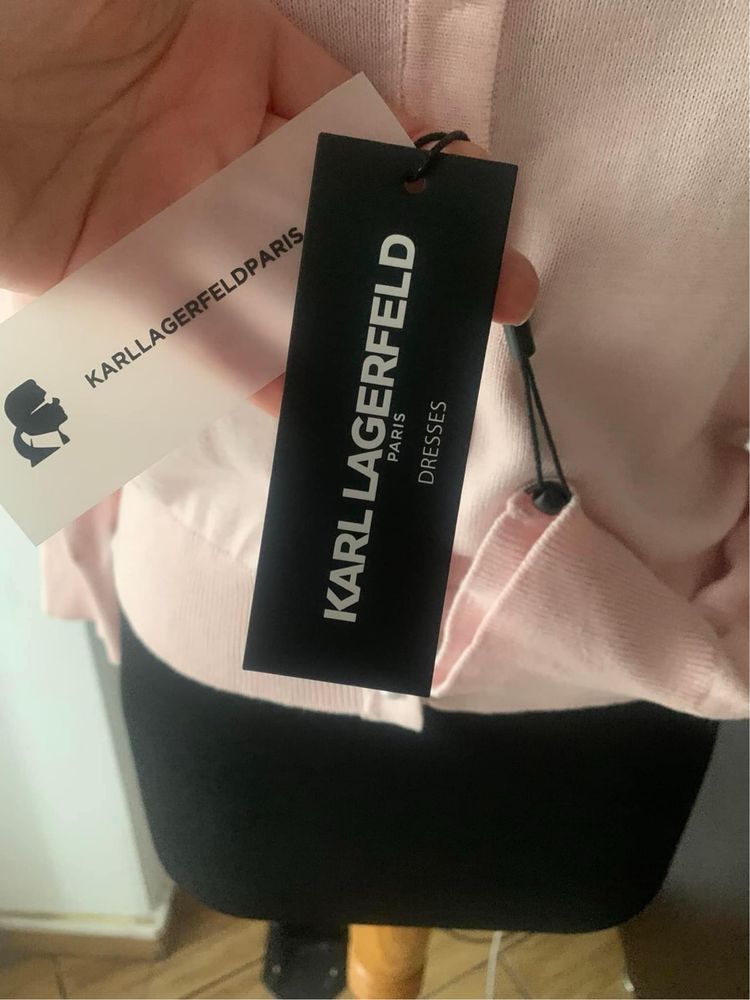 Pulover / cardigan  Karl Lagerfeld  nou cu eticheta, nasturi perla