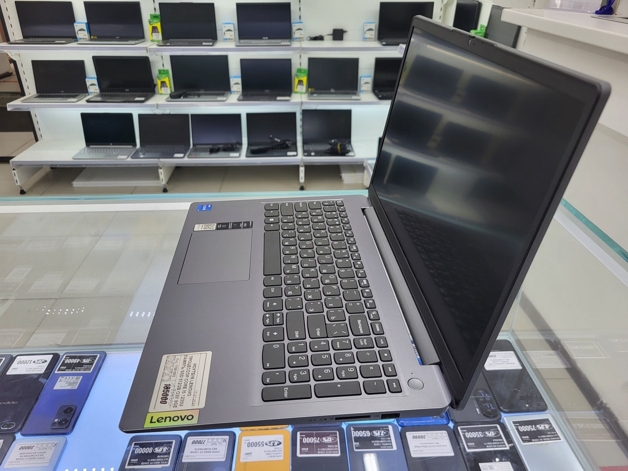 Ноутбук Lenovo core i5 1235U озу 8гб ssd512gb рассрочка магазин Реал