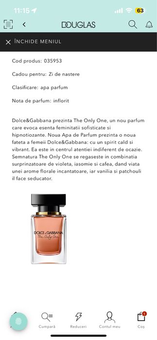Parfum Dolce & Gabbana The Only One