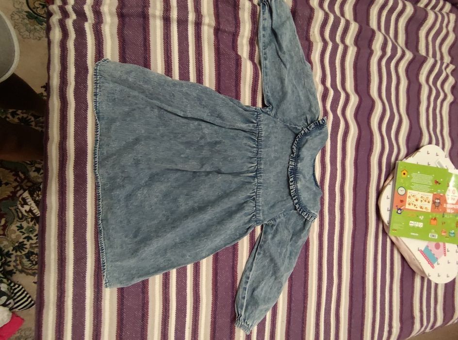 Детска дънкова рокля, размер 4-5 години, марка Next