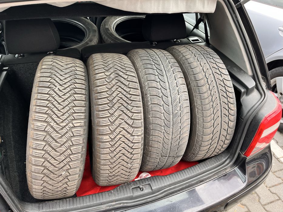 Jante otel + cauciucuri all season 195/65/R15