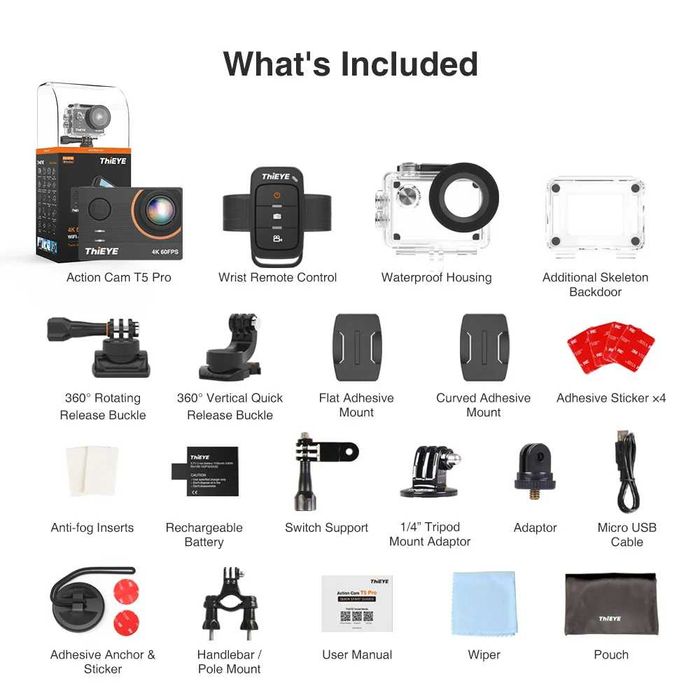 Экшн камера ThiEYE