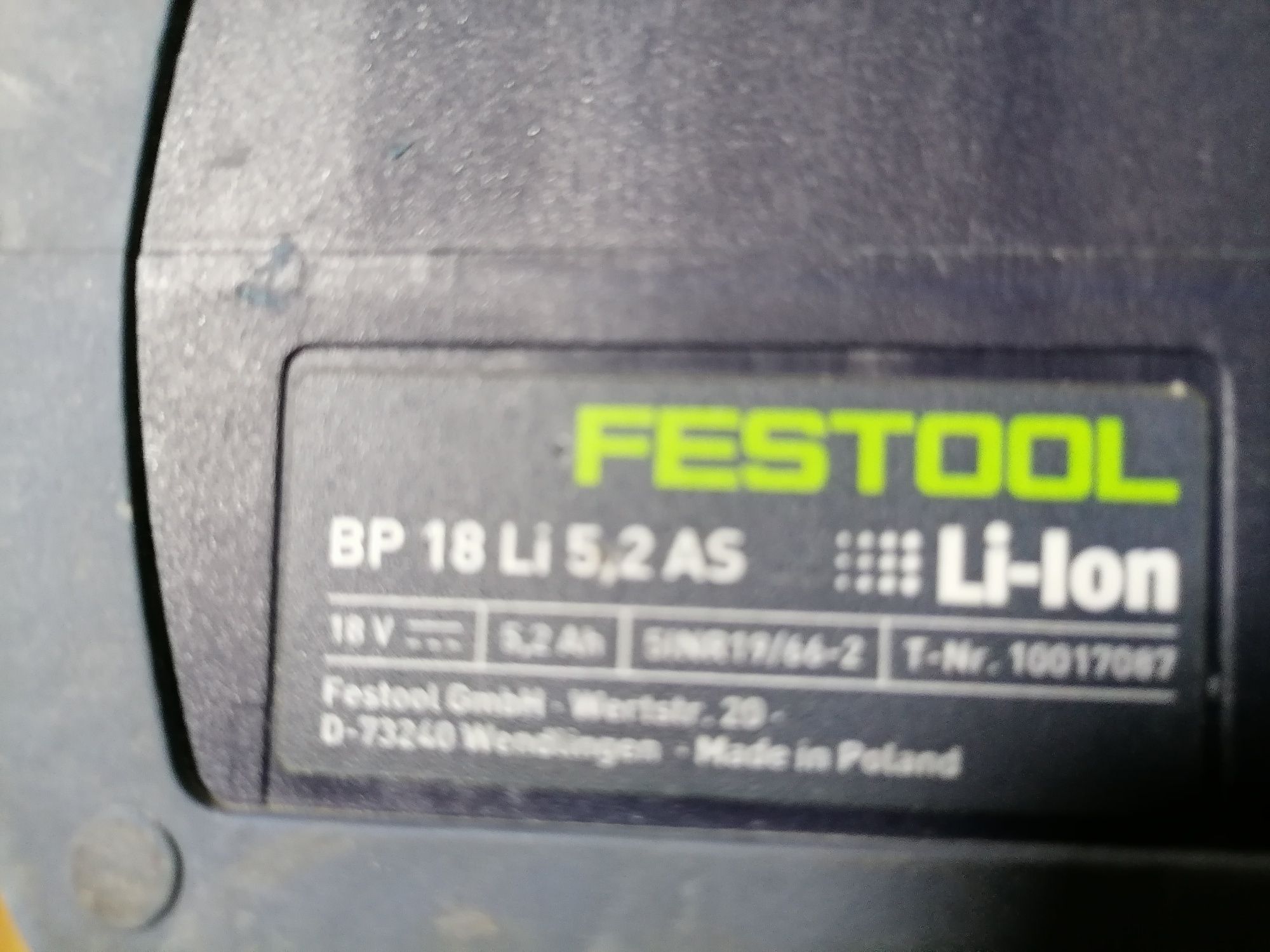 Festool acumulatorii