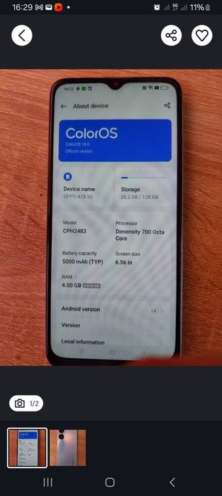 Telefon OPPO A78 5G