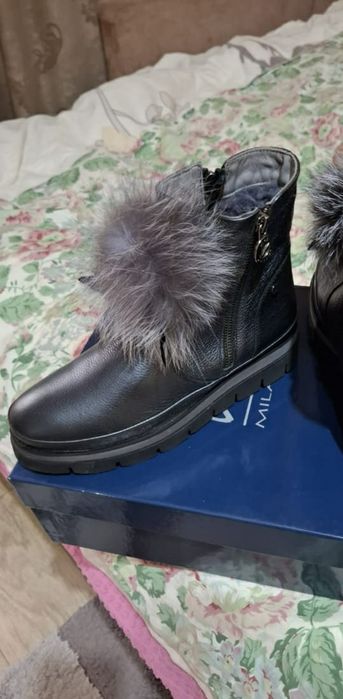 Ботинки, сапоги, босоножки. Кожа. Италия. Еврозима